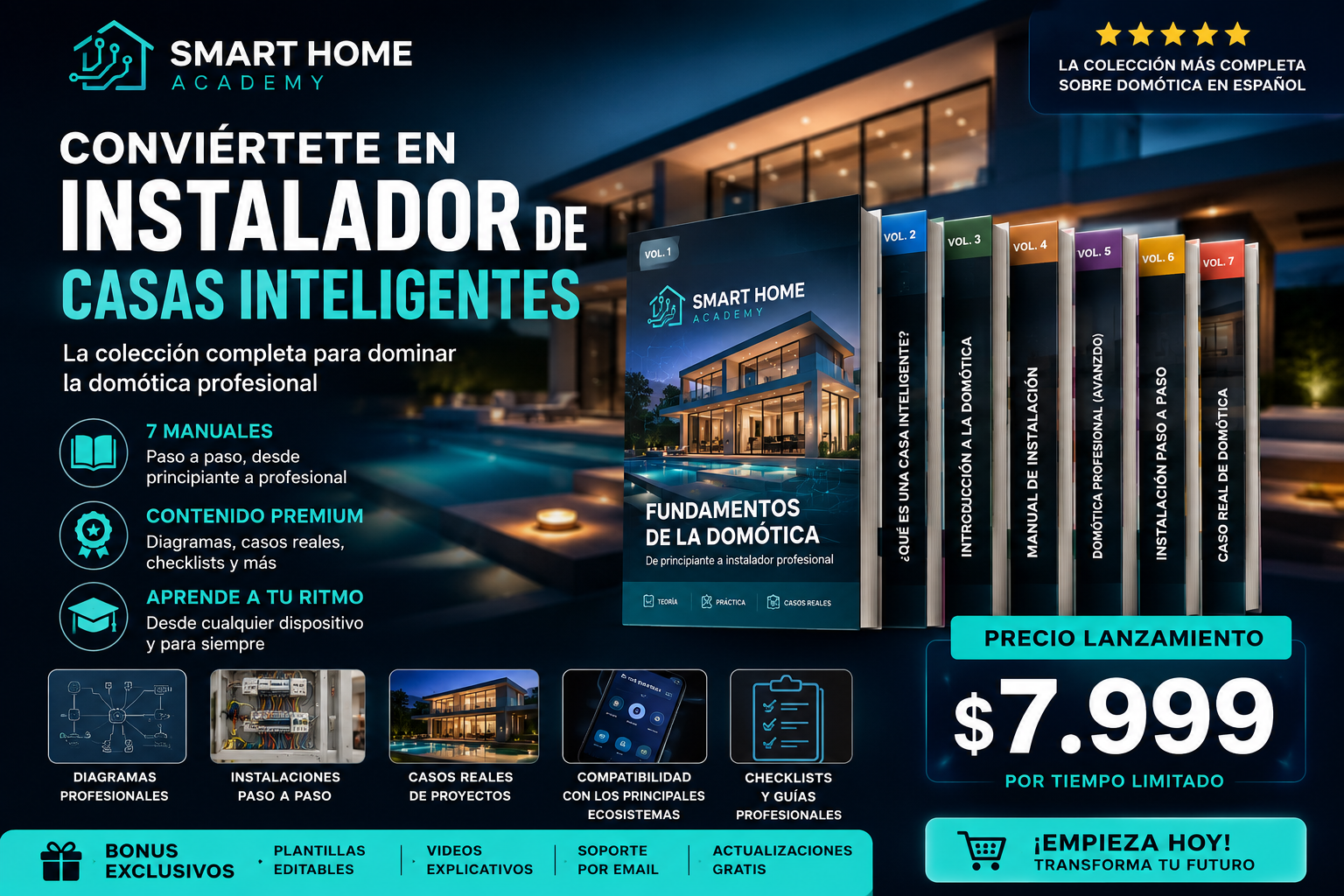 🚀 Convertite en instalador de casas inteligentes y empezá a generar ingresos con una de las profesiones con mayor crecimiento.